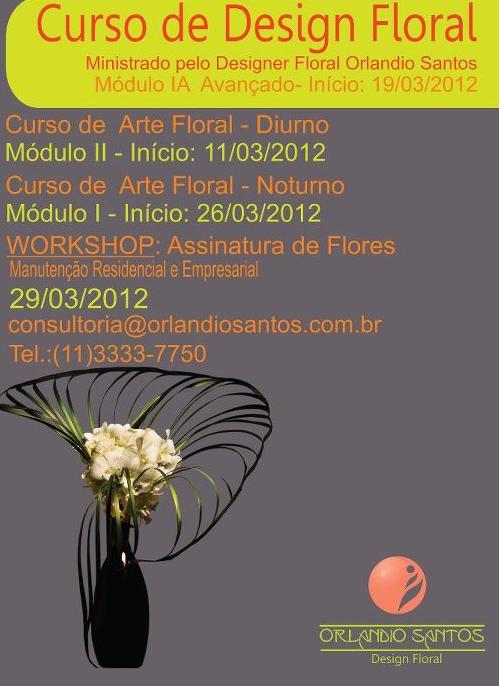 São Paulo oferece curso de Design Floral