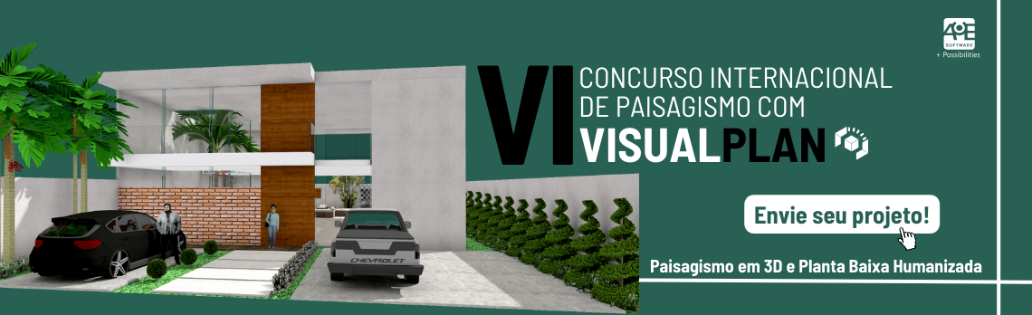 6º Concurso Internacional de Paisagismo em 3D e Planta Baixa Humanizada com VisualPLAN