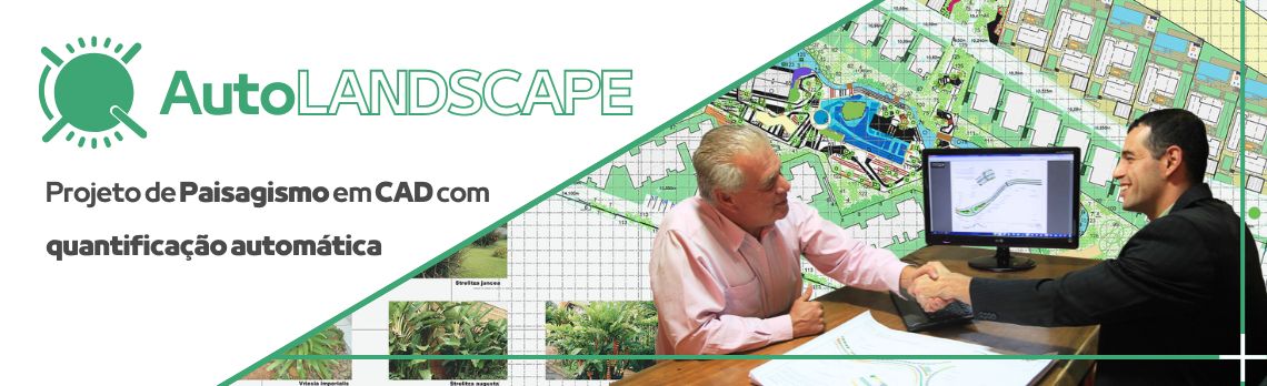 Programa para CAD, para projetos de Paisagismo