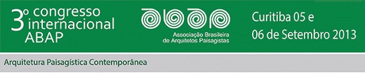 3º Congresso Internacional de Arquitetura Paisagística da ABAP, em Curitiba