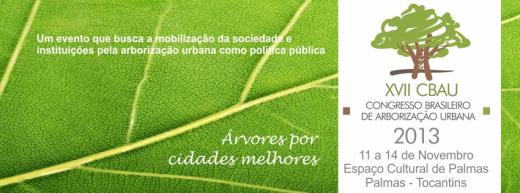 XVII Congresso Brasileiro de Arborização Urbana