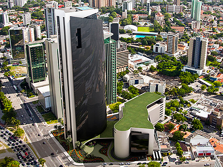 Telhados verdes em Recife serão obrigatórios nos novos edifícios