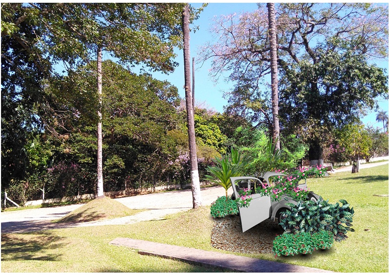 Projeto Floricultura Espaço Jardim feito no PhotoLANDSCAPE