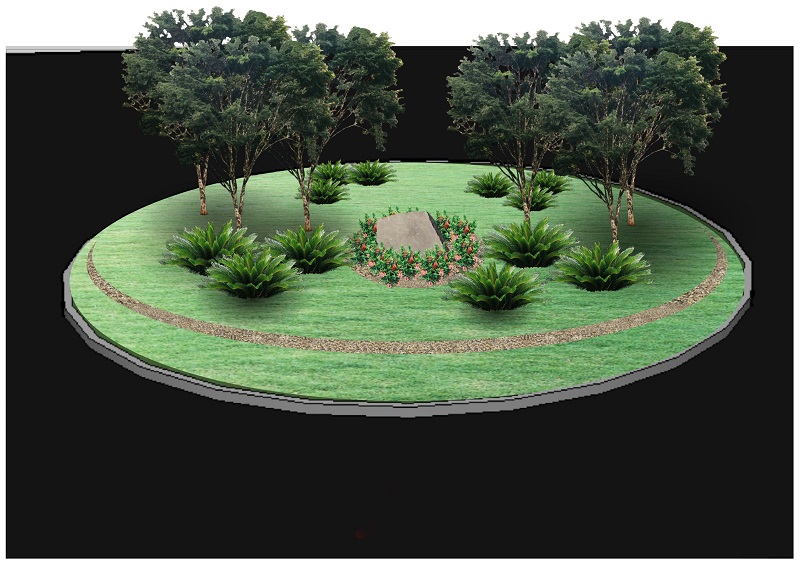 Projeto Floricultura Espaço Jardim feito no AutoLANDSCAPE