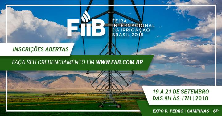 FIIB 2018 - Feira Internacional da Irrigação Brasil
