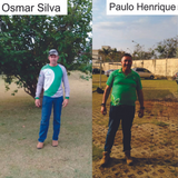 Paisajista Osmar da Silva y Paulo Henrique Góes