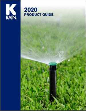 Catálogo de itens de irrigação da marca K-Rain
