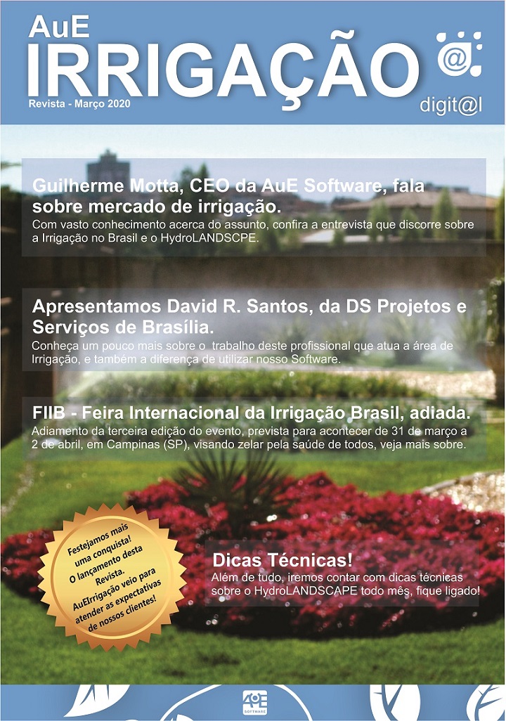 Lançamento da Revista AuE Irrigação