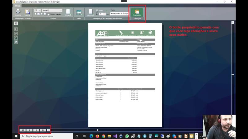 AuE LandOFFICE: Personalizando relatórios do sistema AuE LandOFFICE