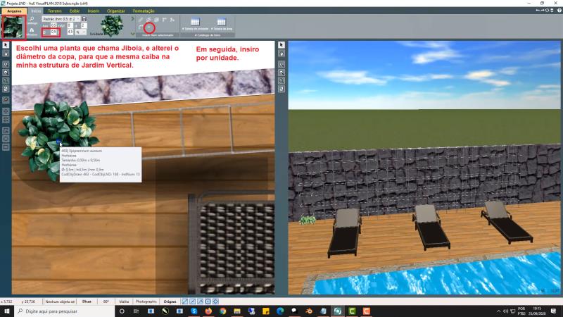 VisualPLAN: Como criar jardim vertial com o programa