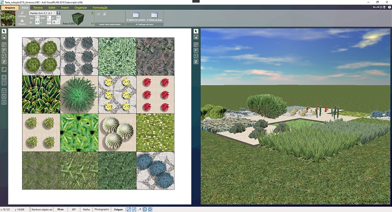 16 Plantas para AuE LandOffice reunidas em um projeto VisualPLAN