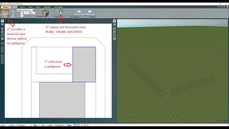 Aplicando materiales en el programa VisualPLAN