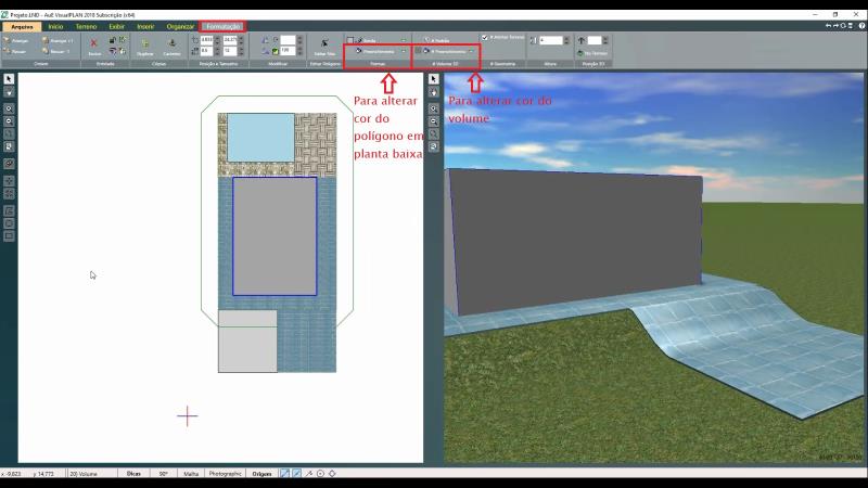 Cambio de color de volumen con VisualPLAN