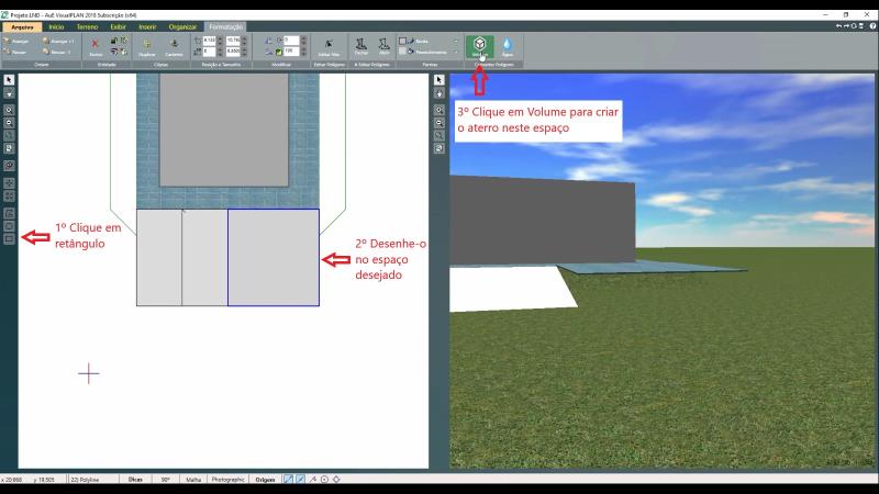 Rellenar la inserción en un vertedero con VisualPLAN