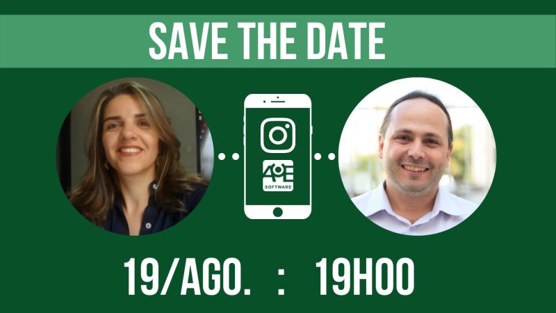Save the Date: AuE Software promove live com Simone Ribeiro