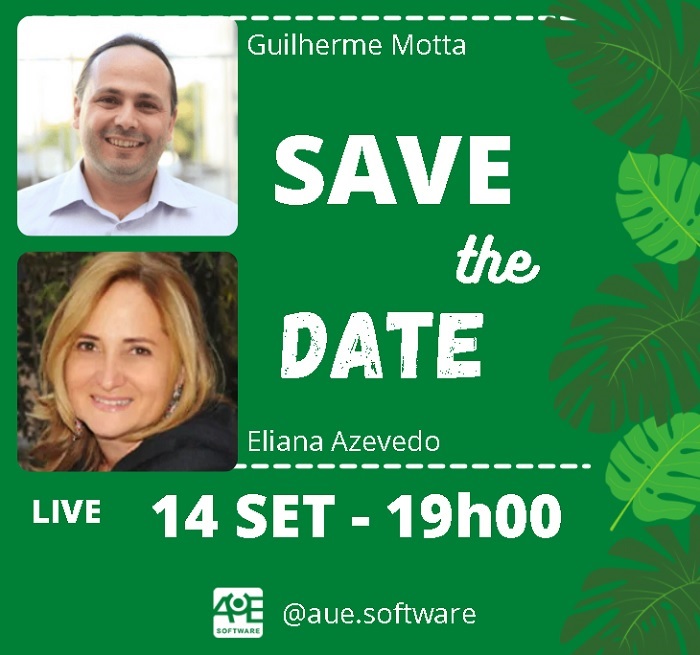 SAVE THE DATE: Live com Guilherme Motta e a Paisagista Eliana Azevedo
