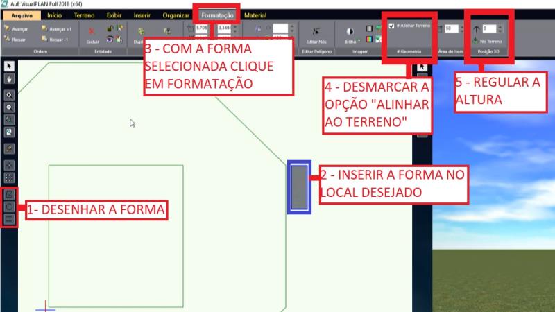 Criando uma escada no projeto