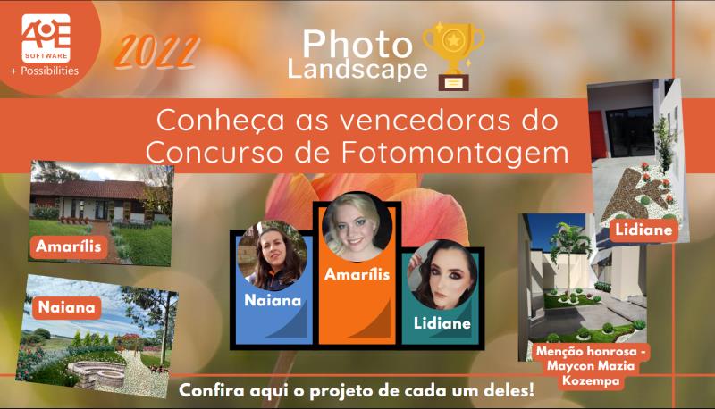 Vencedoras do VII Concurso de Fotomontagem com PhotoLANDSCAPE