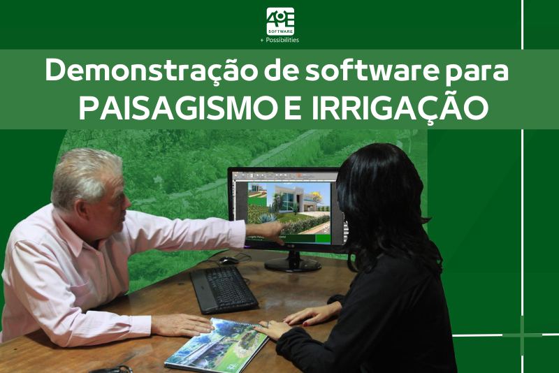 Demonstrações gratuitas de softwares para Irrigação e Paisagismo em Setembro