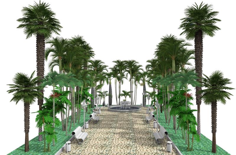 Botânica Realista: Coleção de modelos 3Ds e plantas humanizadas para seus projetos 2