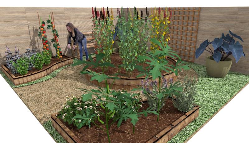 Coleção 3D de plantas que irão embelezar a sua Horta