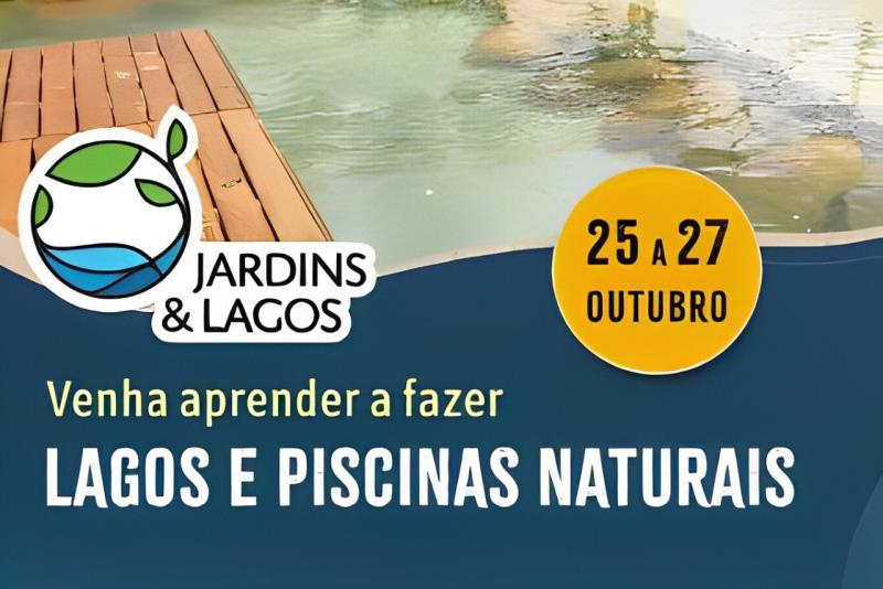 Curso de Lagos Ornamentais e Piscinas Naturais em Holambra