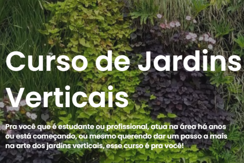 Curso de Jardins Verticais para Transformar Seus Espaços!