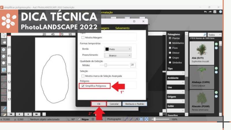 PhotoLANDSCAPE 2022: Simplificando polígonos