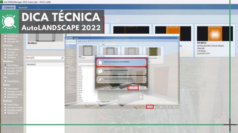 AutoLANDSCAPE 2022: Dominando o DWGManager