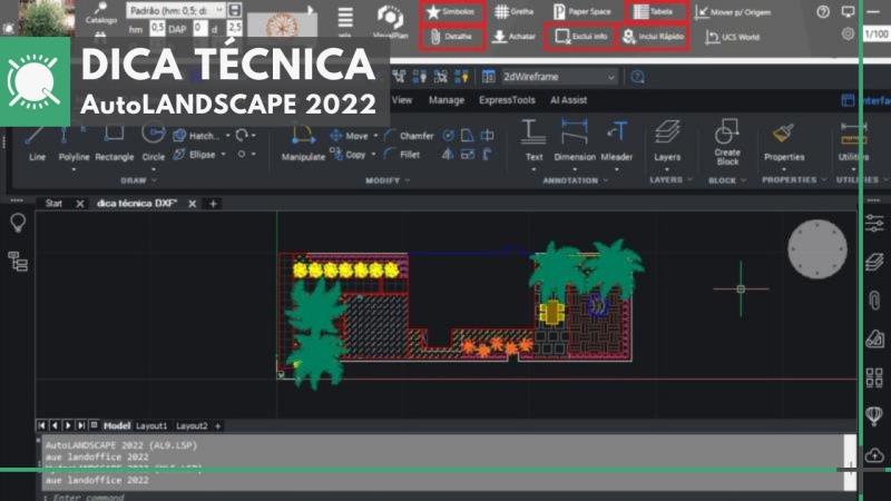 AutoLANDSCAPE 2022: Conheça os Botões que Facilitam Seu Projeto