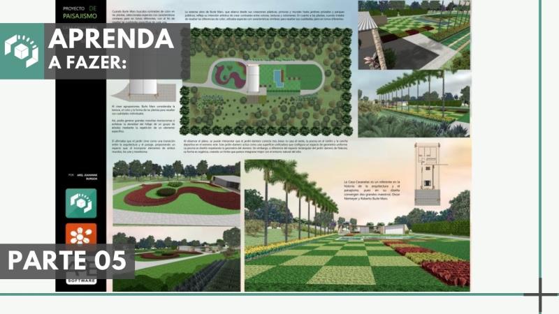 Webinário parte 5: Aprenda a Criar projeto o 3D da Casa Cavanelas no Jardim de Burle Marx