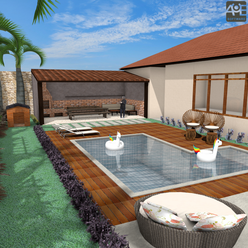 Imagem renderizada no VisualPLAN. Imagem renderizada no VisualPLAN.