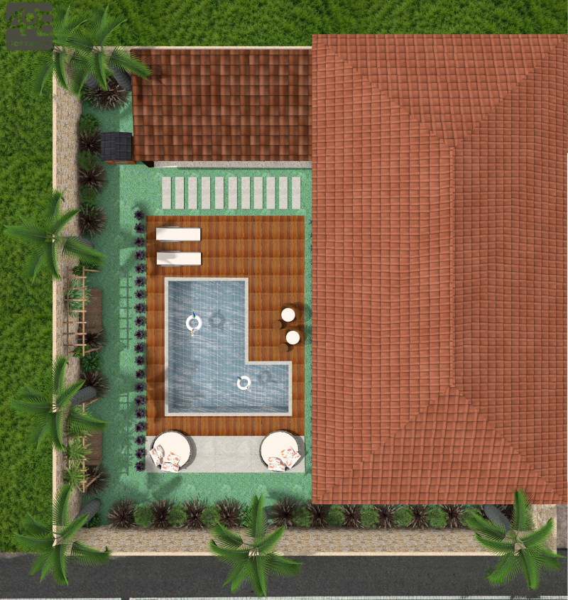 Imagem renderizada no VisualPLAN. Imagem renderizada no VisualPLAN.