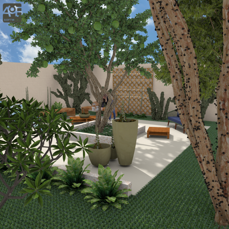 Imagem renderizada no VisualPLAN. Imagem renderizada no VisualPLAN.