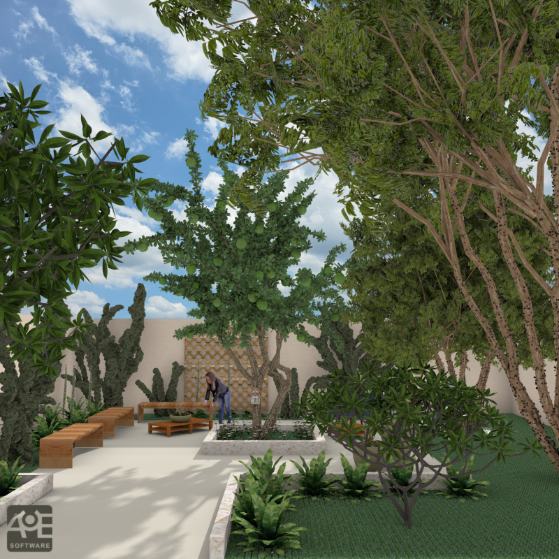 Imagem renderizada no VisualPLAN. Imagem renderizada no VisualPLAN.