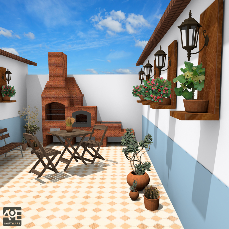 Projeto feito com o software VisualPLAN. A imagem foi tratada com a atualização BETA do melhorador AuE Expert.