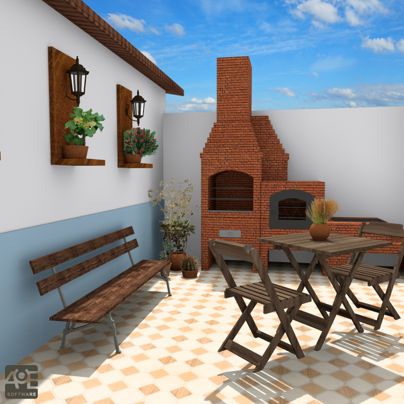 Projeto feito com o software VisualPLAN. 