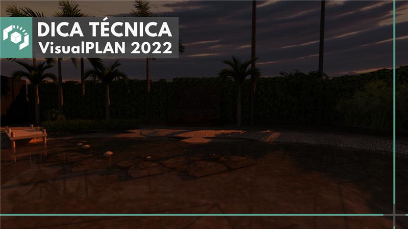 VisualPLAN 2022: Como renderizar com céu (Skybox)