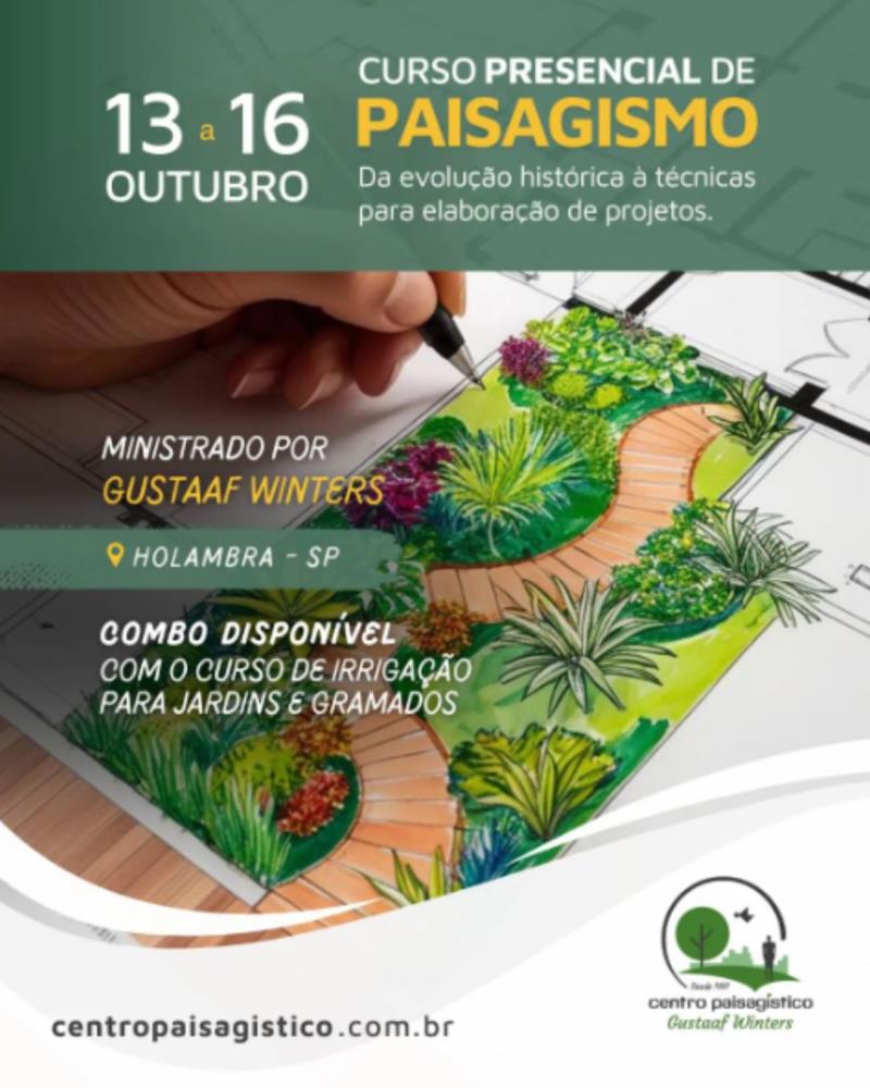 Formação em Paisagismo: Curso de Paisagismo com Módulos I e II