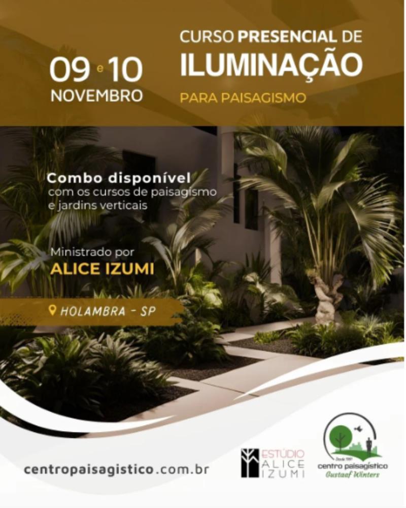 Iluminação no Paisagismo: Curso de Iluminação para Paisagismo