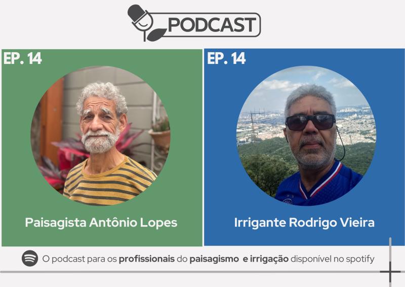 Podcast AuE Conecta: Com o Paisagista Antônio Lopes e o Irrigante Rodrigo Vieira