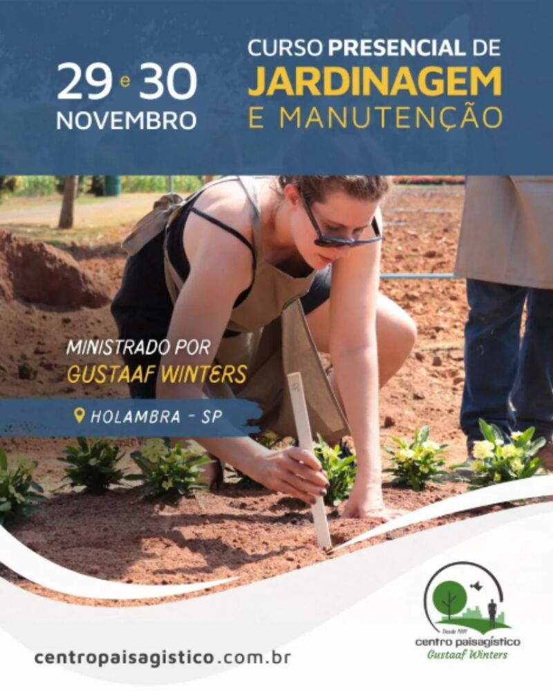 Capacitação Essencial para Jardinistas: Curso Presencial em Holambra com Gustaaf Winters!