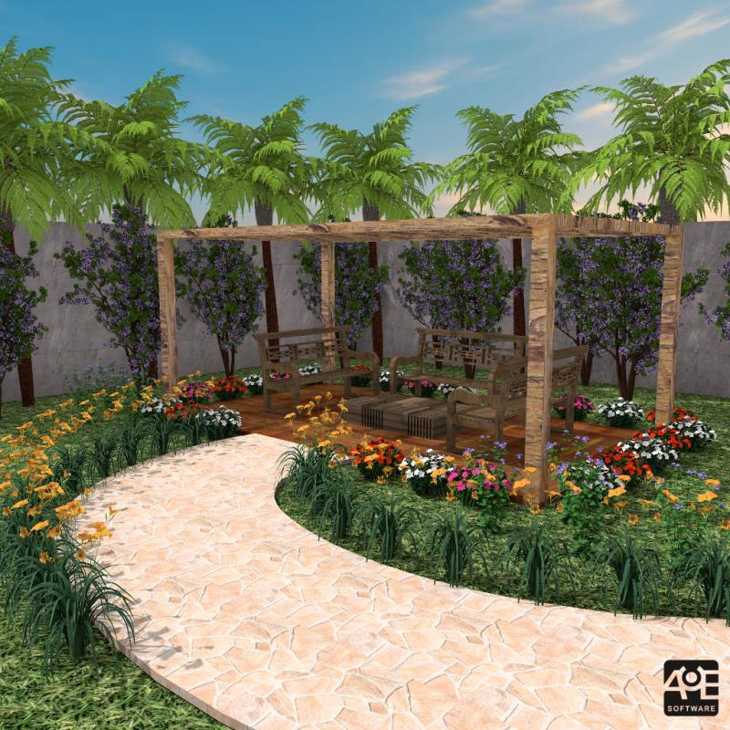 Novas plantas em 3D ampliam o realismo dos projetos paisagísticos