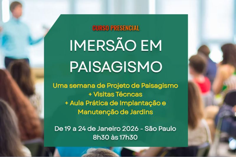 De Zero a Projetista em Uma Semana: Imersão em Paisagismo em São Paulo