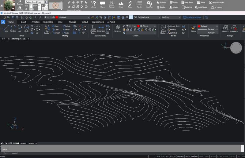 Curvas de nível na prática: como ler o terreno antes de desenhar o jardim