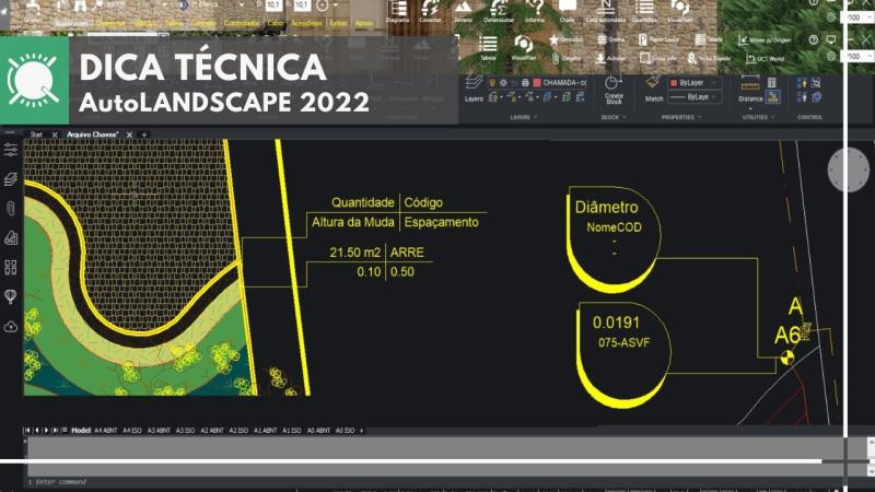 AutoLANDSCAPE 2022: Criando legendas para chaves de identificação