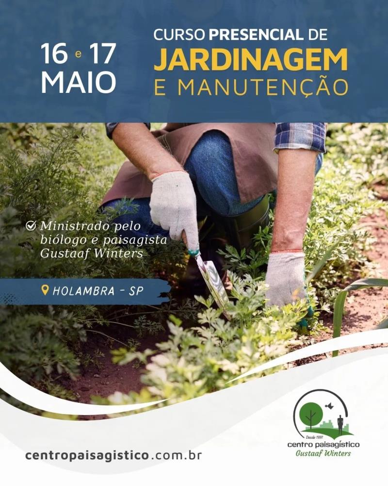 Curso de jardinagem acontece em maio em Holambra