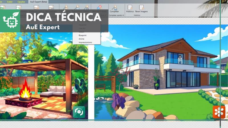 Atualização AuE Expert: Botão Transformar