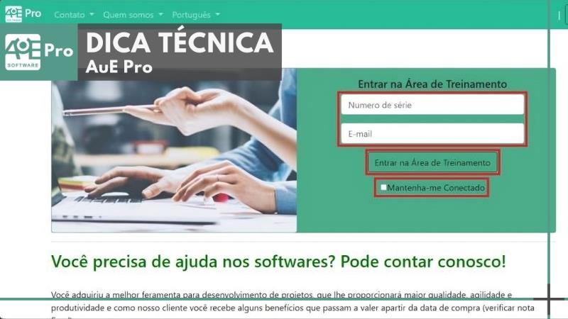 AuE Pro: Como acessar a plataforma do curso