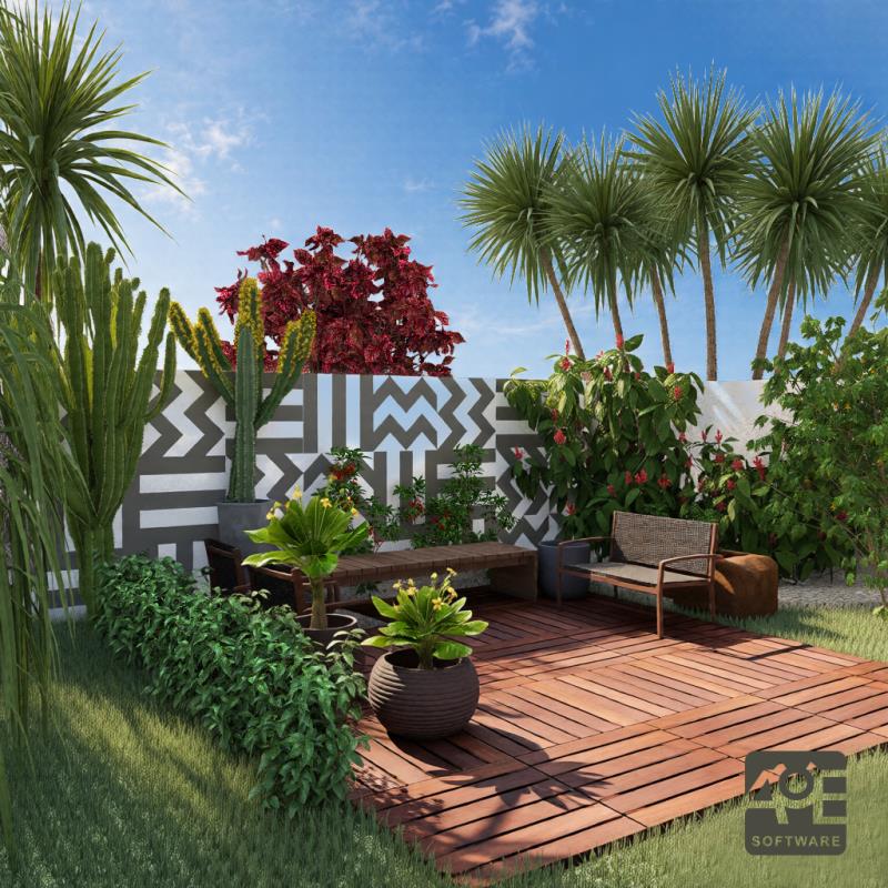 Entre Folhas, Flores e Espinhos: Nova Coleção de Modelos Arbustivos 3D